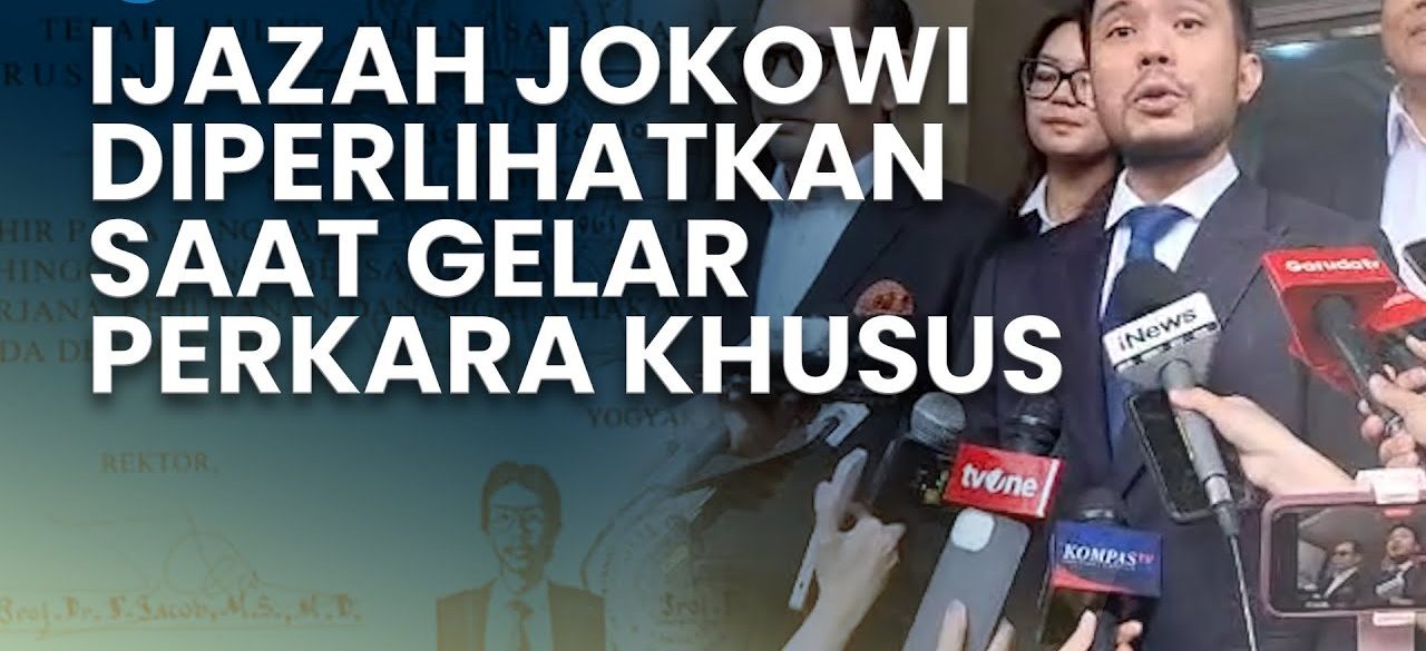 Terjawab Sudah: Klarifikasi Resmi Soal Keaslian Ijazah Jokowi